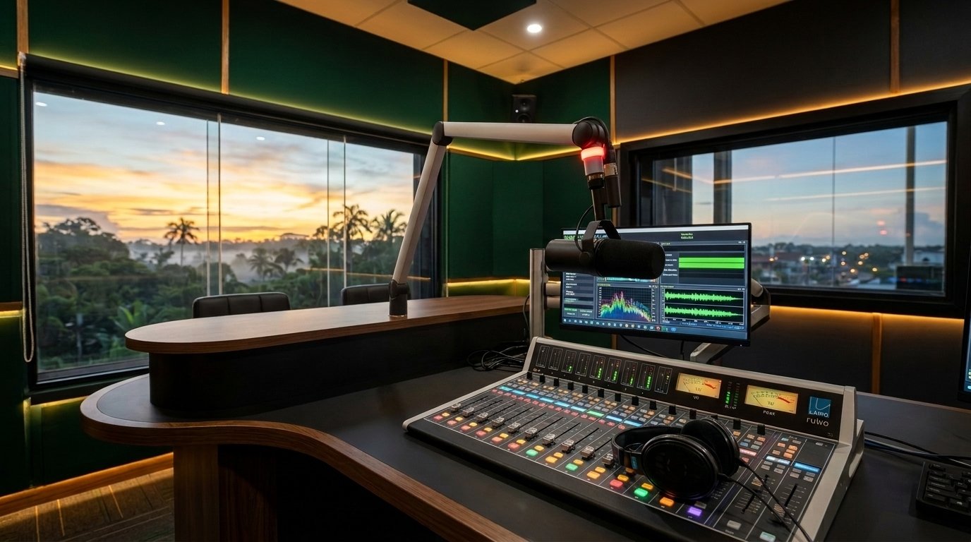 Sunrisefm Suriname Live Studio Paramaribo